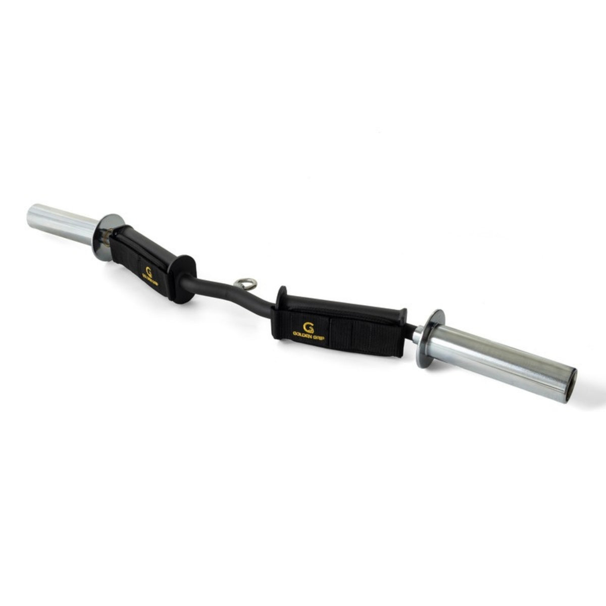 Golden Grip Brachio Blaster arm blaster bar - angled view with padded arm supports
