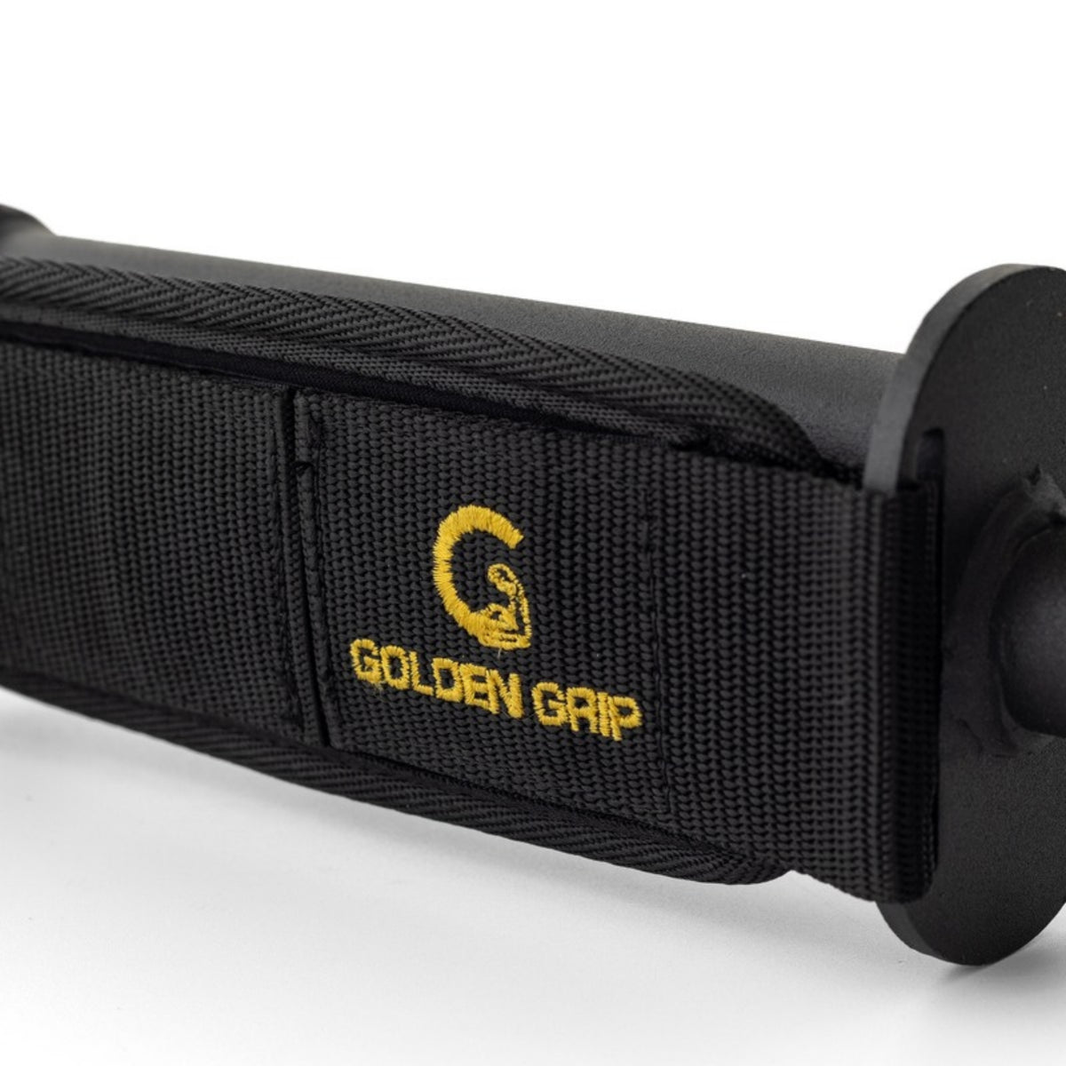 Golden Grip Brachio Blaster - embroidered Golden Grip logo on nylon arm strap