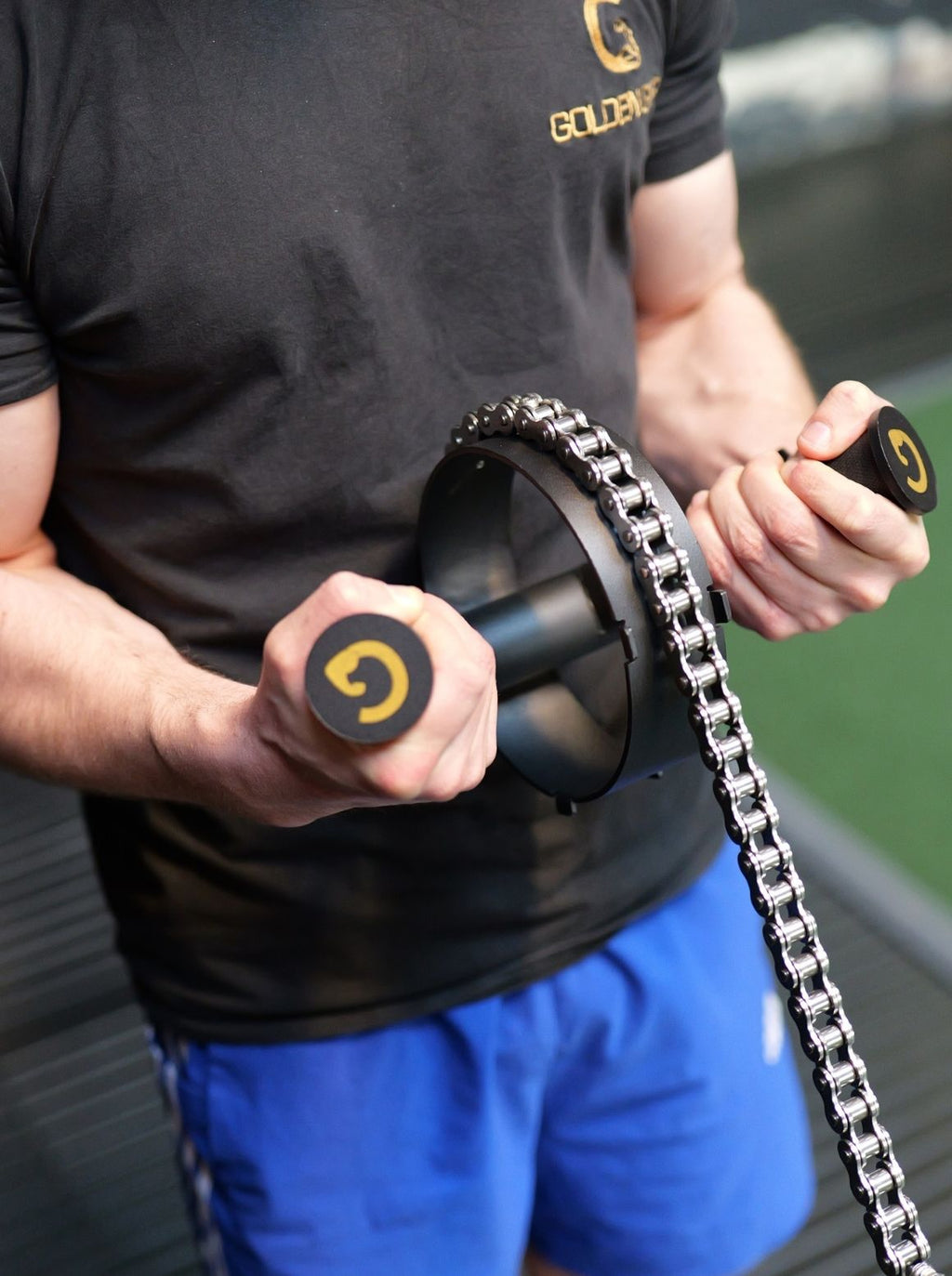 V-Bar Riser to Build Arm and Wrist Strength