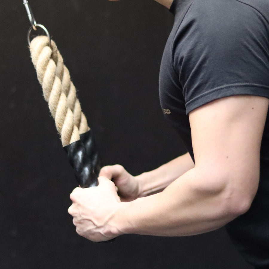 Fat Grip Tricep Rope for Grip & Arm Training | Golden Grip